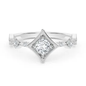 0.37ctw Diamond Stackable Ring