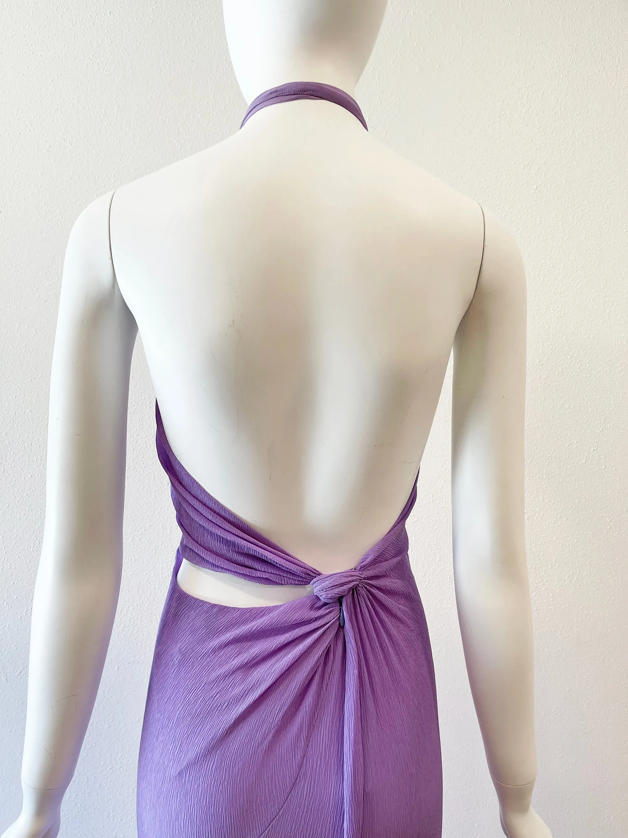 1990s GIANNI VERSACE halter gown