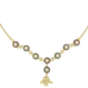 3 PIECE GOLD NECKLACE SET