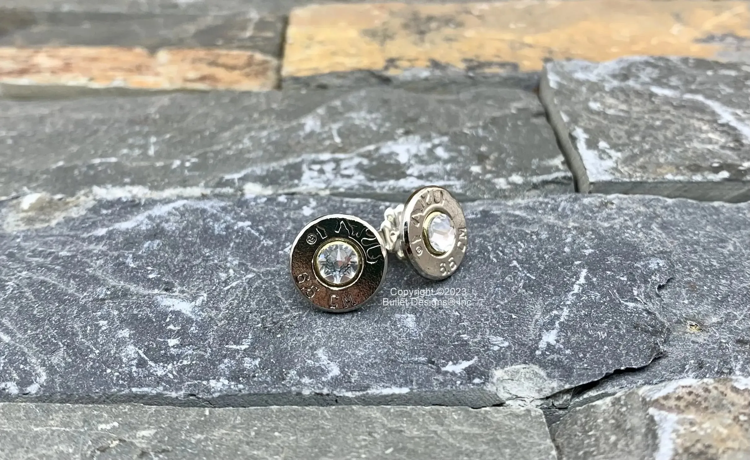 6.5 Creedmoor Sterling Silver Bullet Stud Earrings