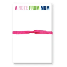 A Note from Mom Large Notepad