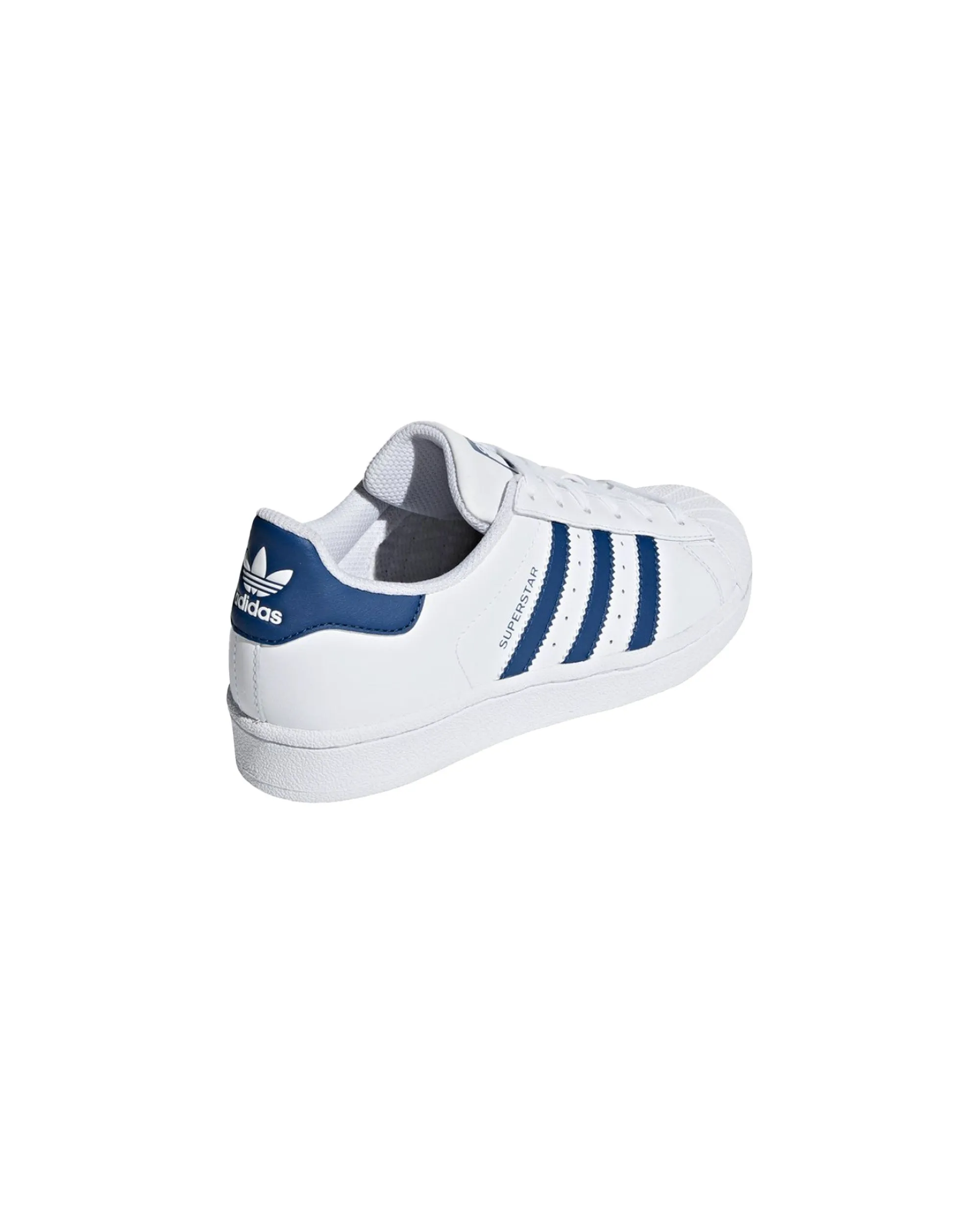 Adidas Superstar J Bianco Azzurro