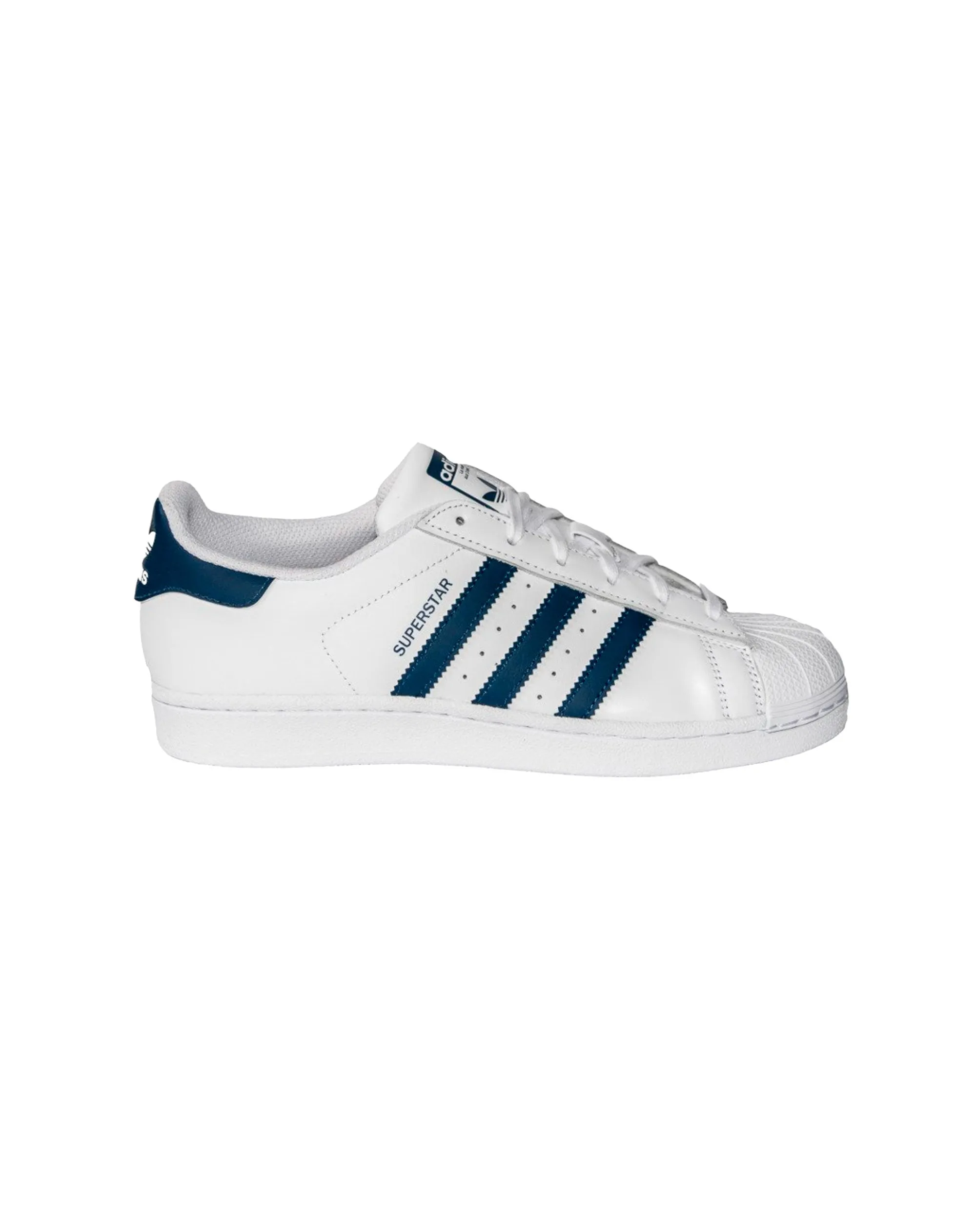 Adidas Superstar J Bianco Azzurro