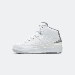 Air Jordan 2 Retro (PS) - White/Cement Grey-Sail-Black