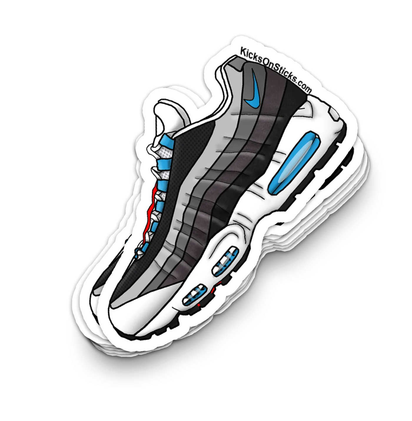 Air Max 95 "Greedy 2.0" Sneaker Sticker