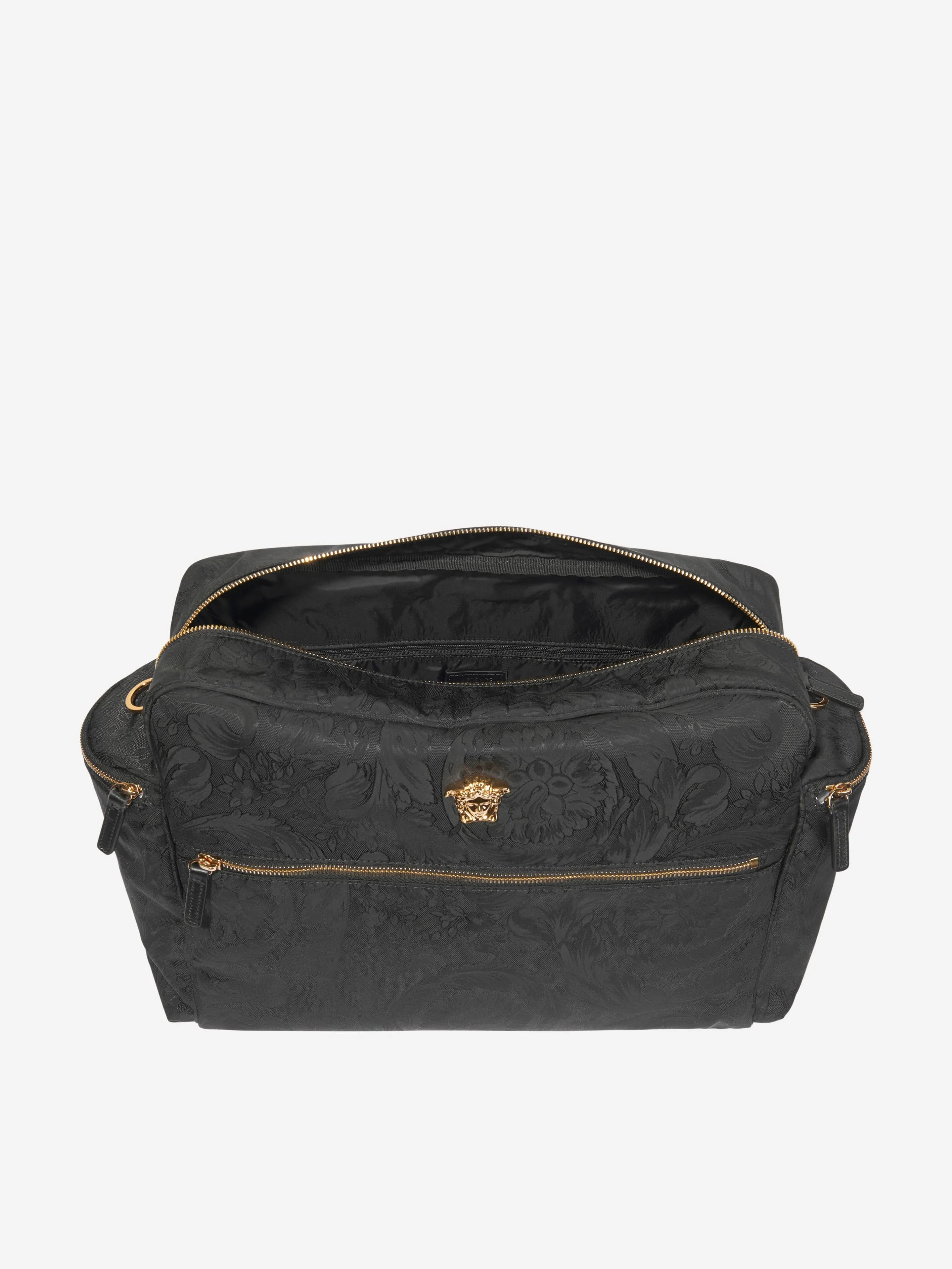 Baby Barocco Logo Changing Bag in Black