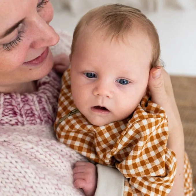 Baby Zip Sleeper - Sienna Gingham