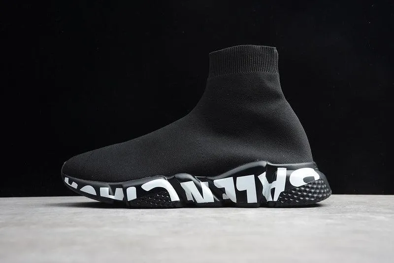 BALENCIAGA SPEED RUNNER GRAFFITI *BLACK/WHITE*