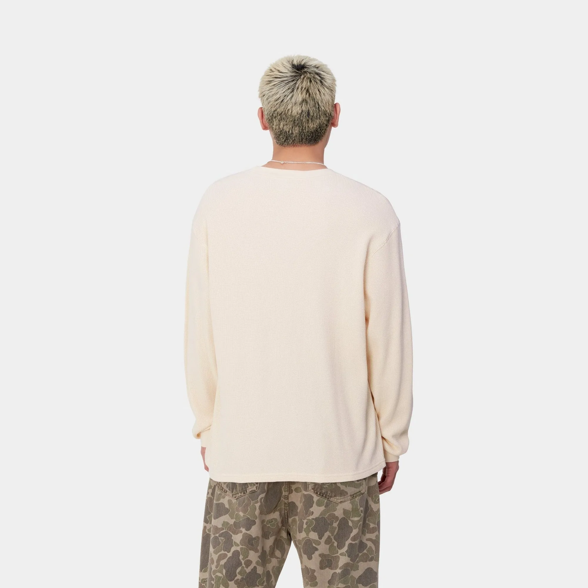 Basics Script Long Sleeve T-Shirt | Natural / Black