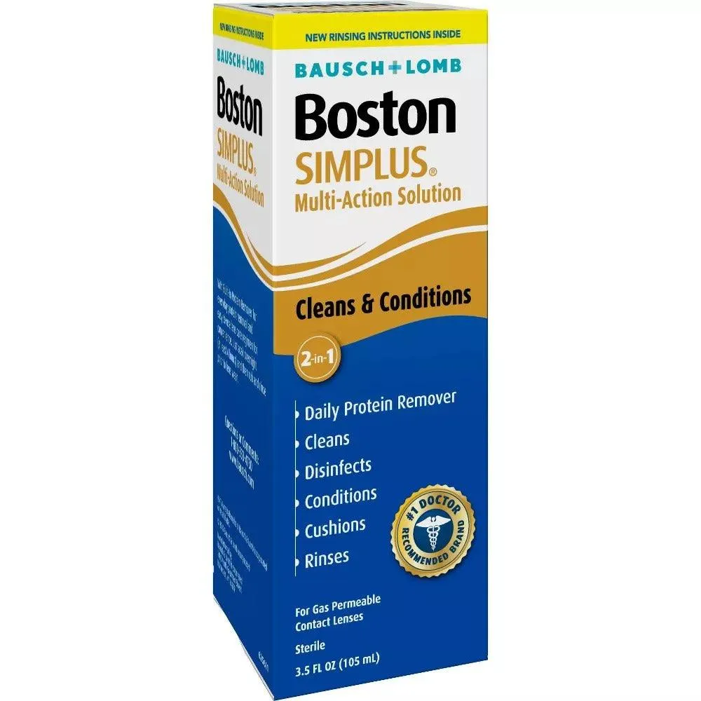 Bausch   Lomb Boston Simplus Multipurpose Contact Lens Solution - 3.5 fl oz