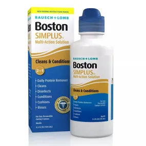 Bausch   Lomb Boston Simplus Multipurpose Contact Lens Solution - 3.5 fl oz