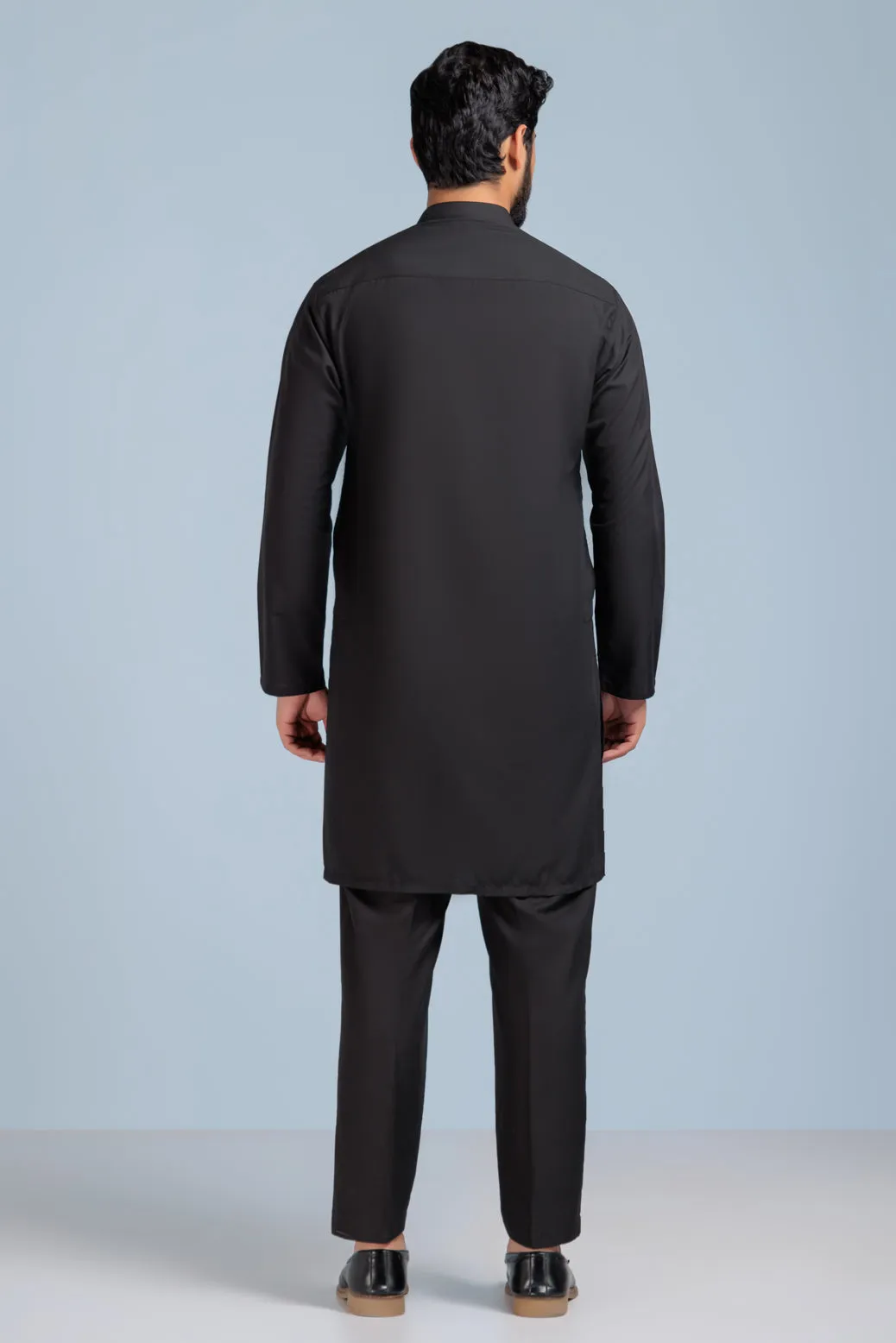 BLACK-BLENDED-KURTA SHALWAR (KSS23-018)