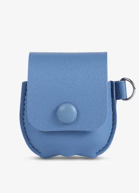 Blue Leather AirPod Case