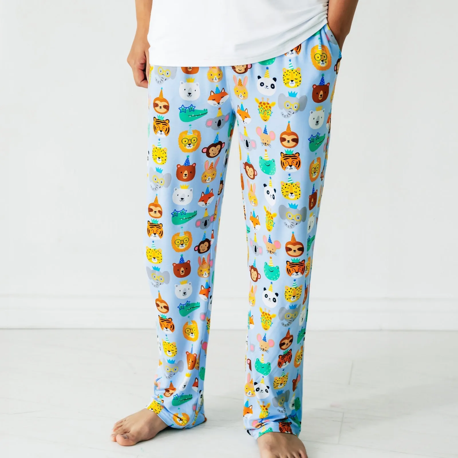 Blue Party Pals Men's Pajama Pants