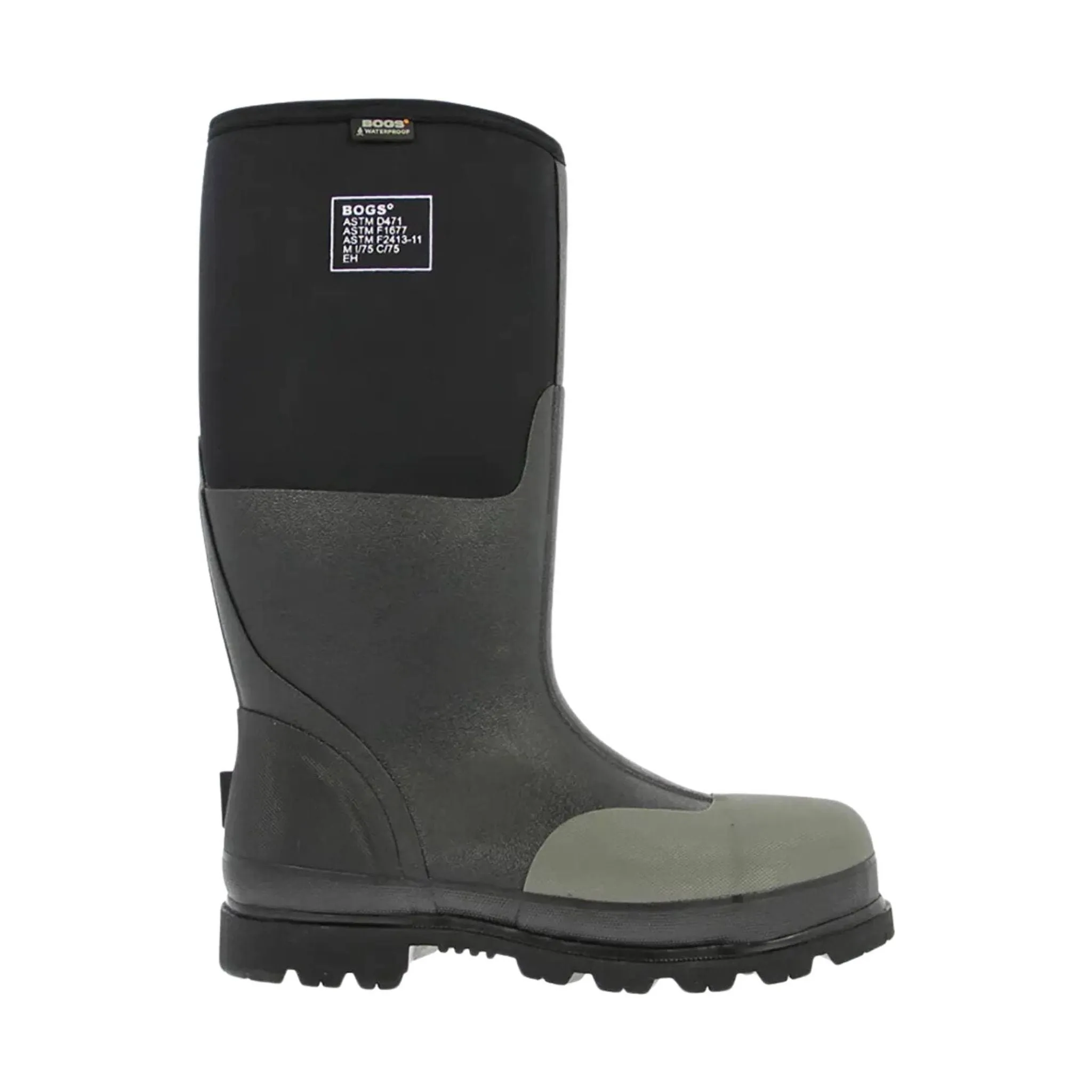 Bogs Men's Forge Steel Toe Work Rain Boot - Black