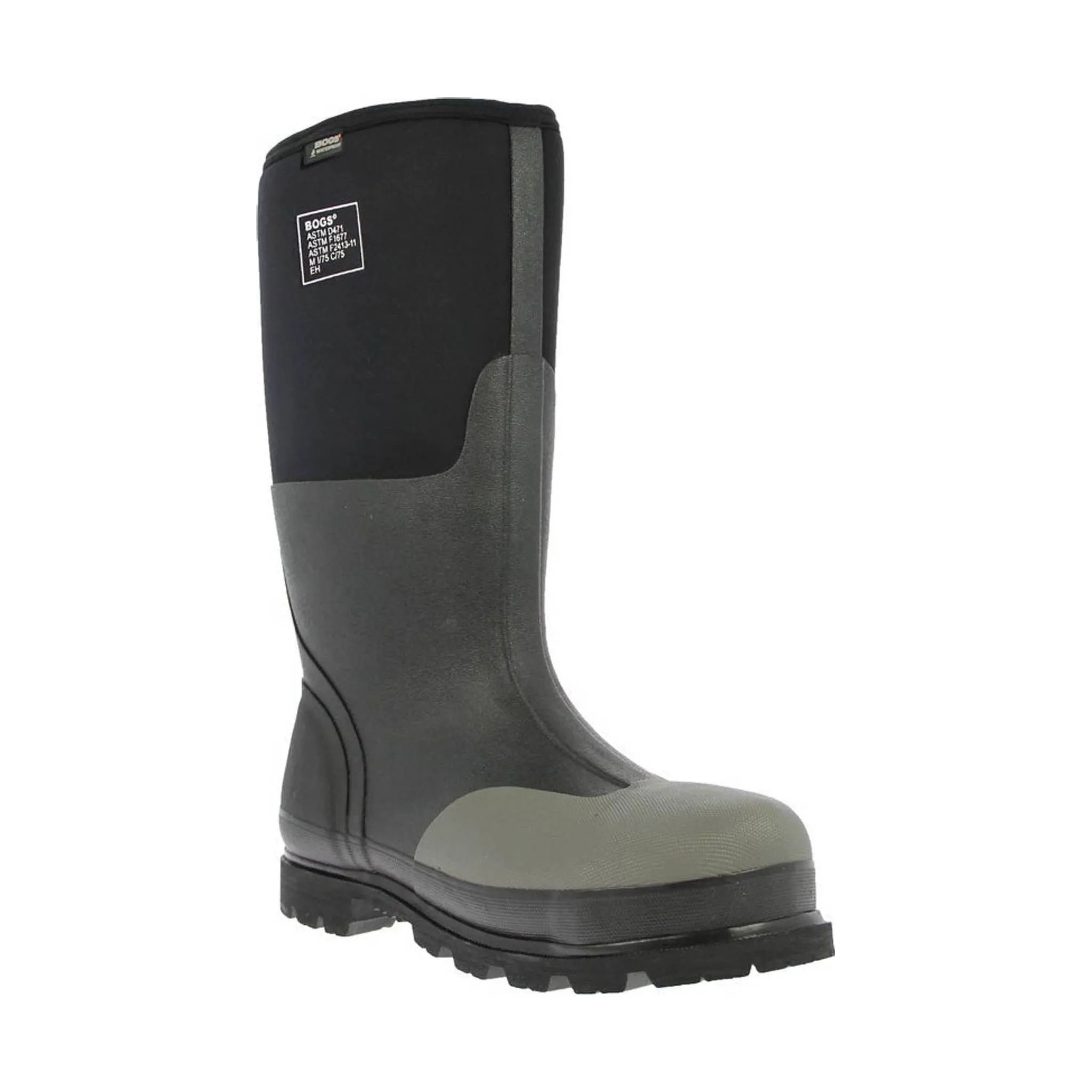 Bogs Men's Forge Steel Toe Work Rain Boot - Black