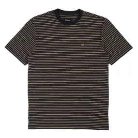 Brixton Hilt Knit T-Shirt Black Honey Heather