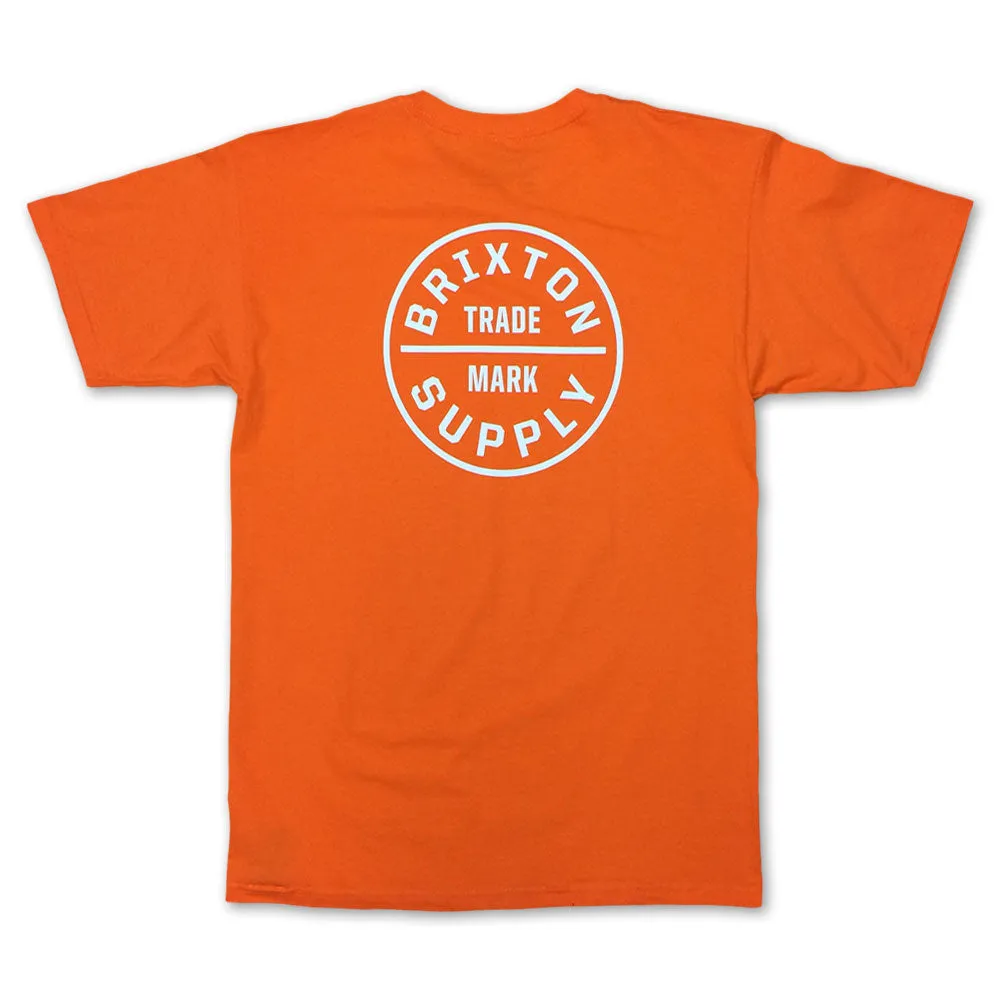 Brixton Oath T-Shirt Orange