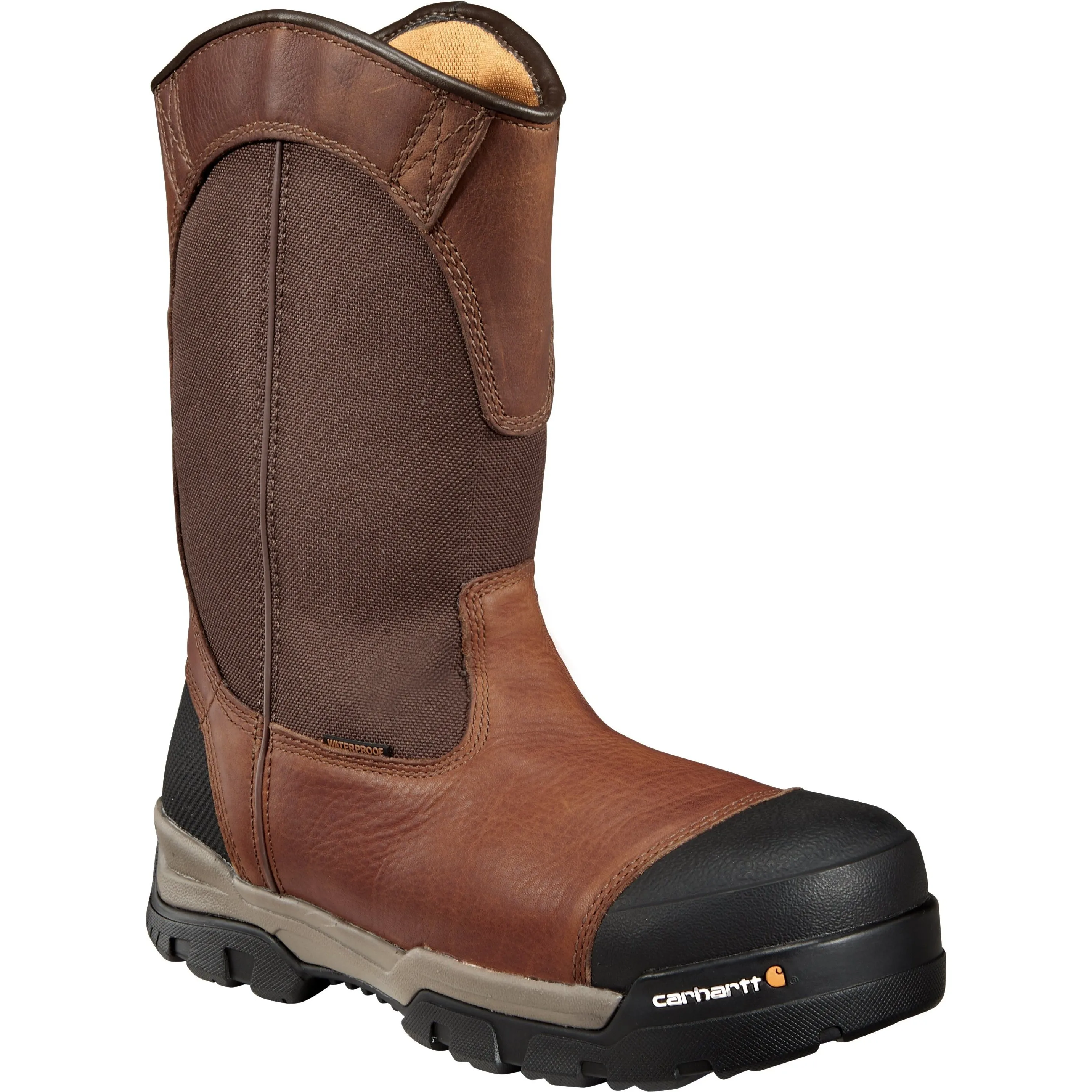 Carhartt Men's Ground Force 10" Comp Toe WP Wellington Work Boot CME1355