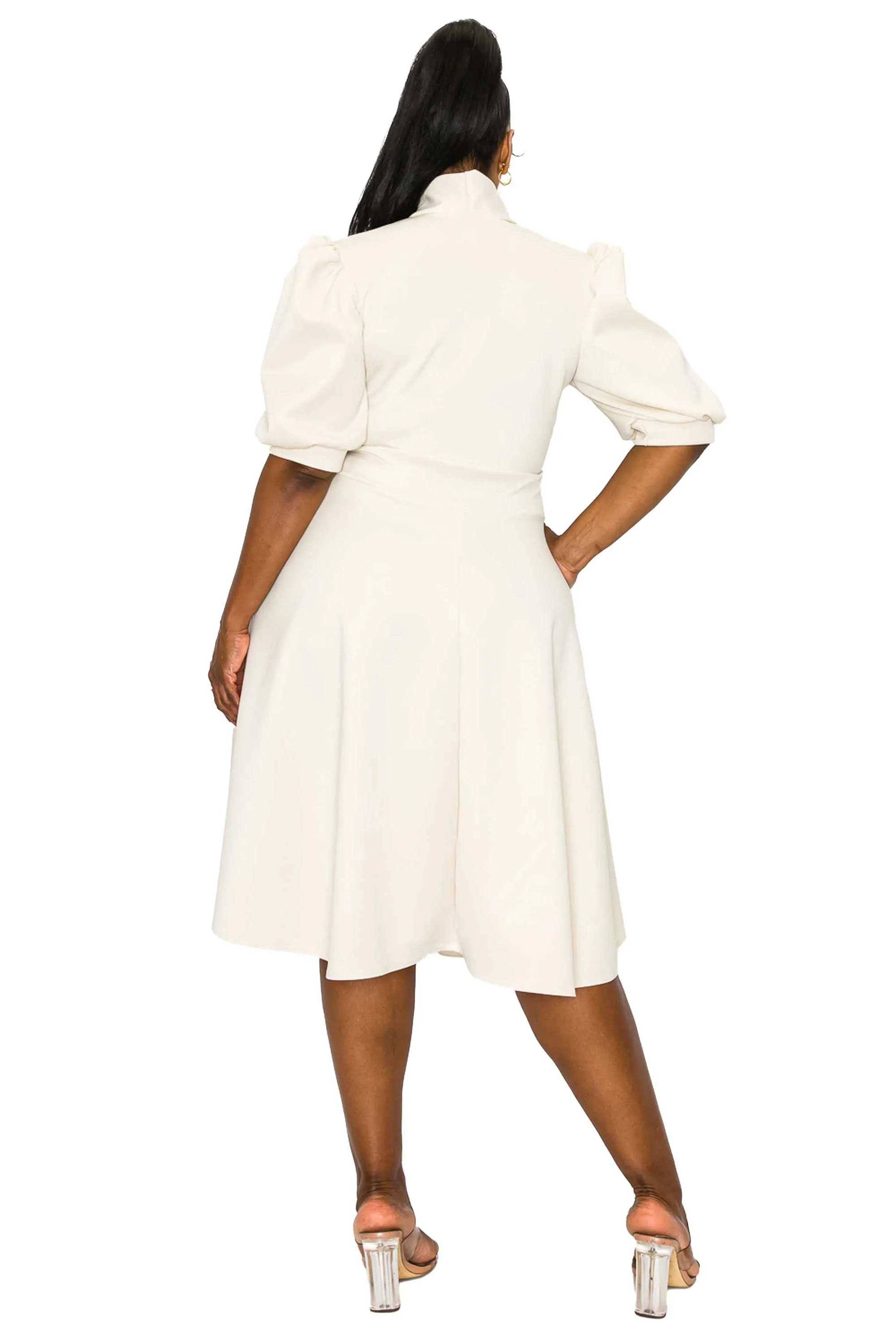 Carina Donna Flare Dress w/ Pockets