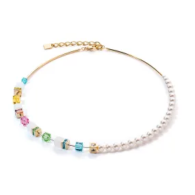 Coeur De Lion GeoCUBE® Fusion Festive Multicolour Necklace