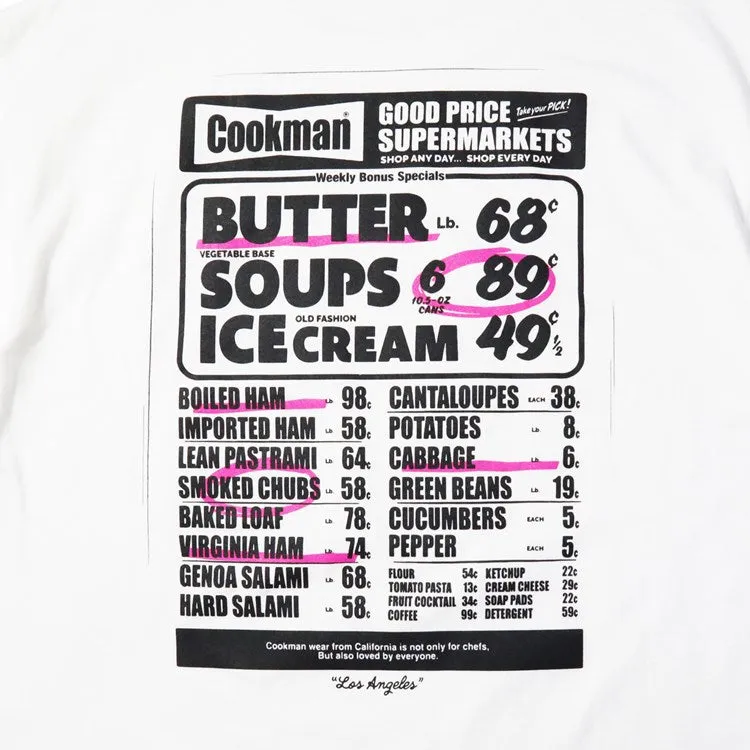 Cookman Tees - Supermarket : White