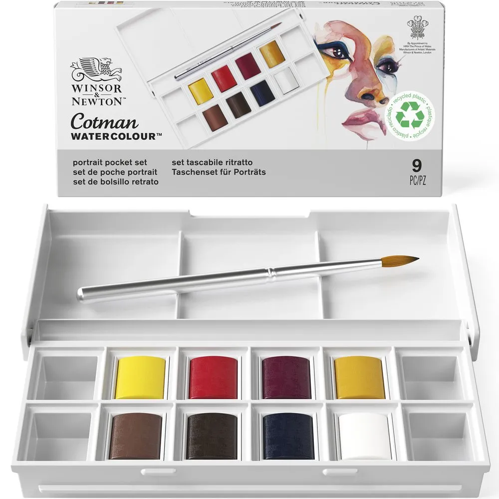 Cotman Watercolour Portrait Pocket Set