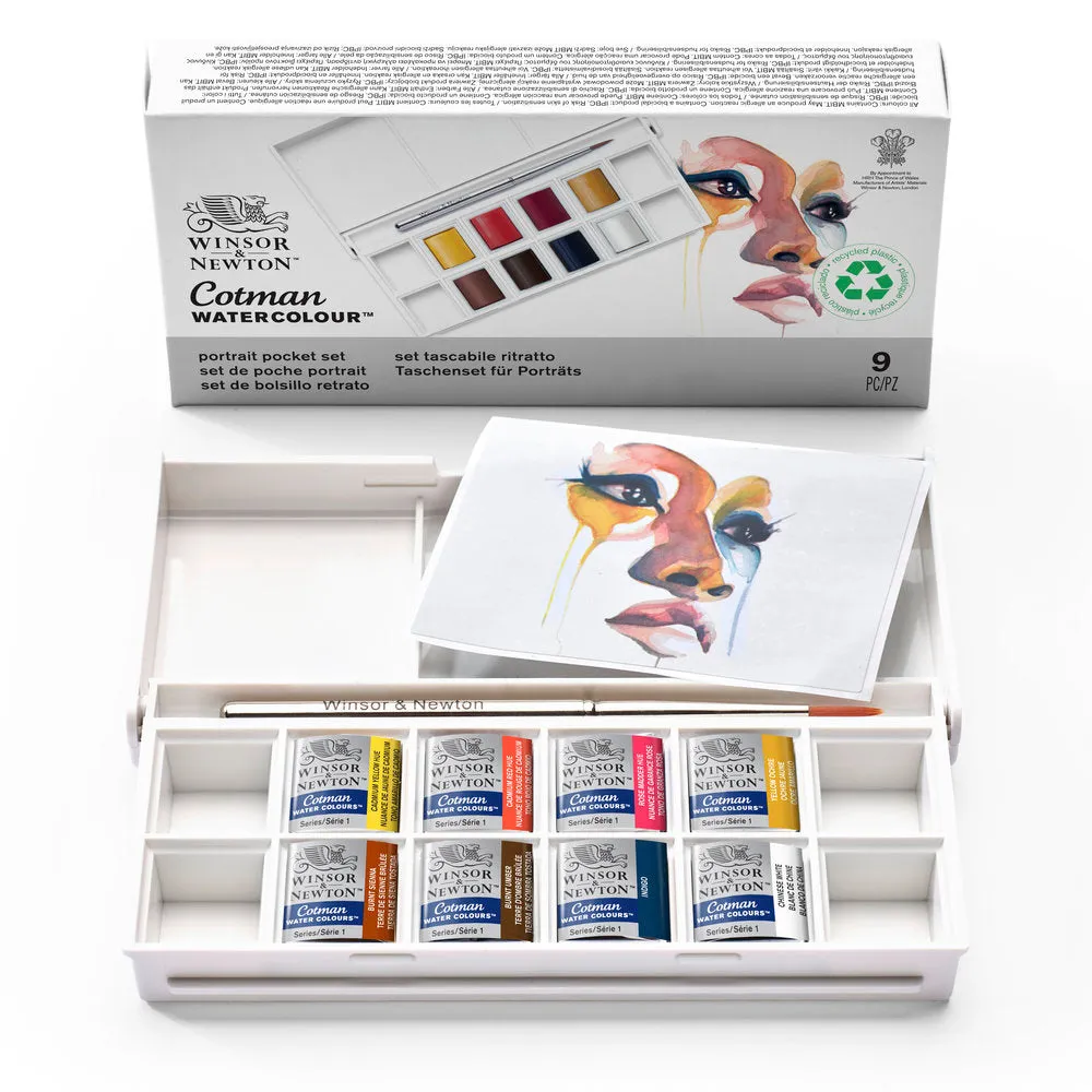 Cotman Watercolour Portrait Pocket Set