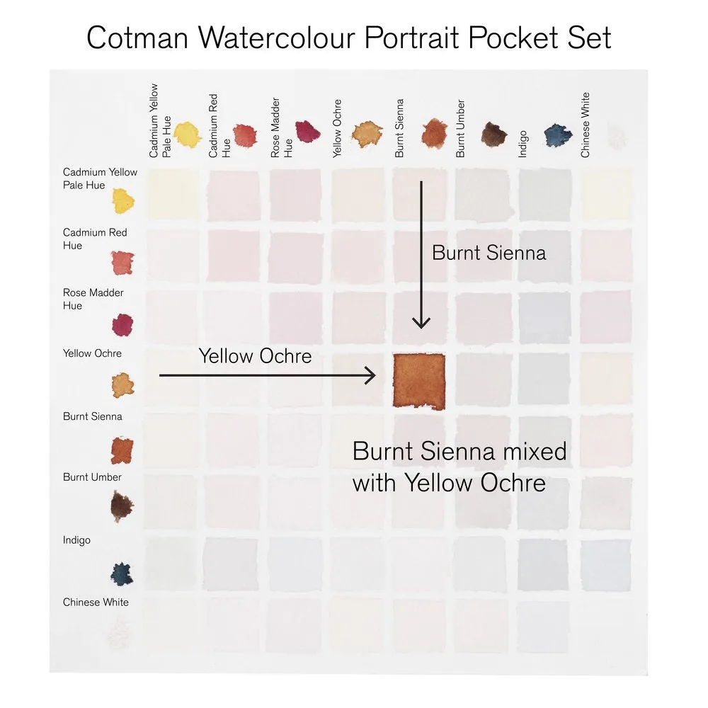 Cotman Watercolour Portrait Pocket Set