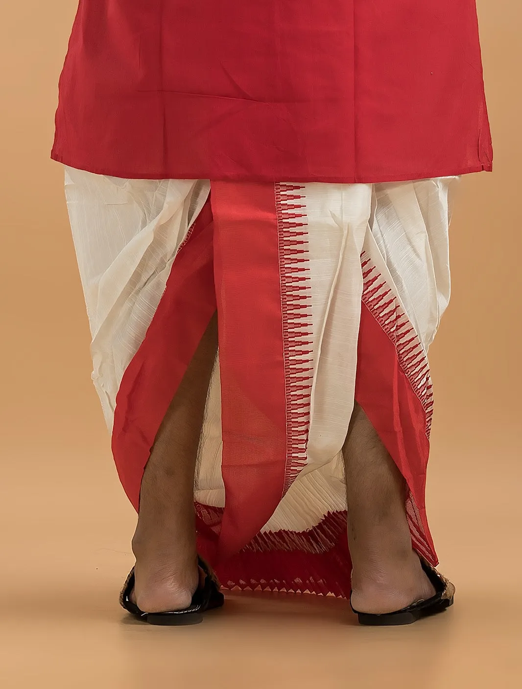 Designer Silk Dhoti- Ready to wear