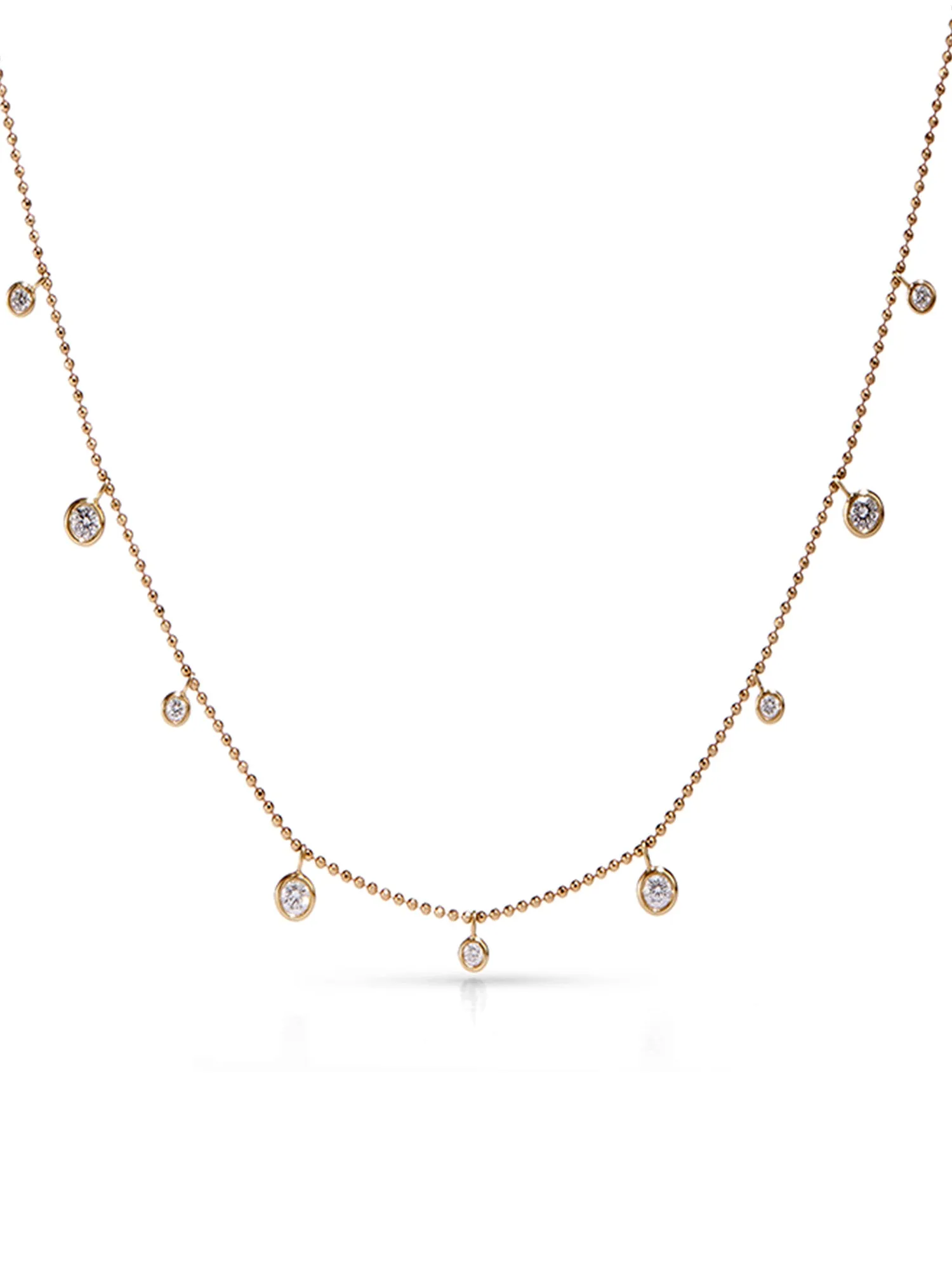 Diamond Drops Necklace