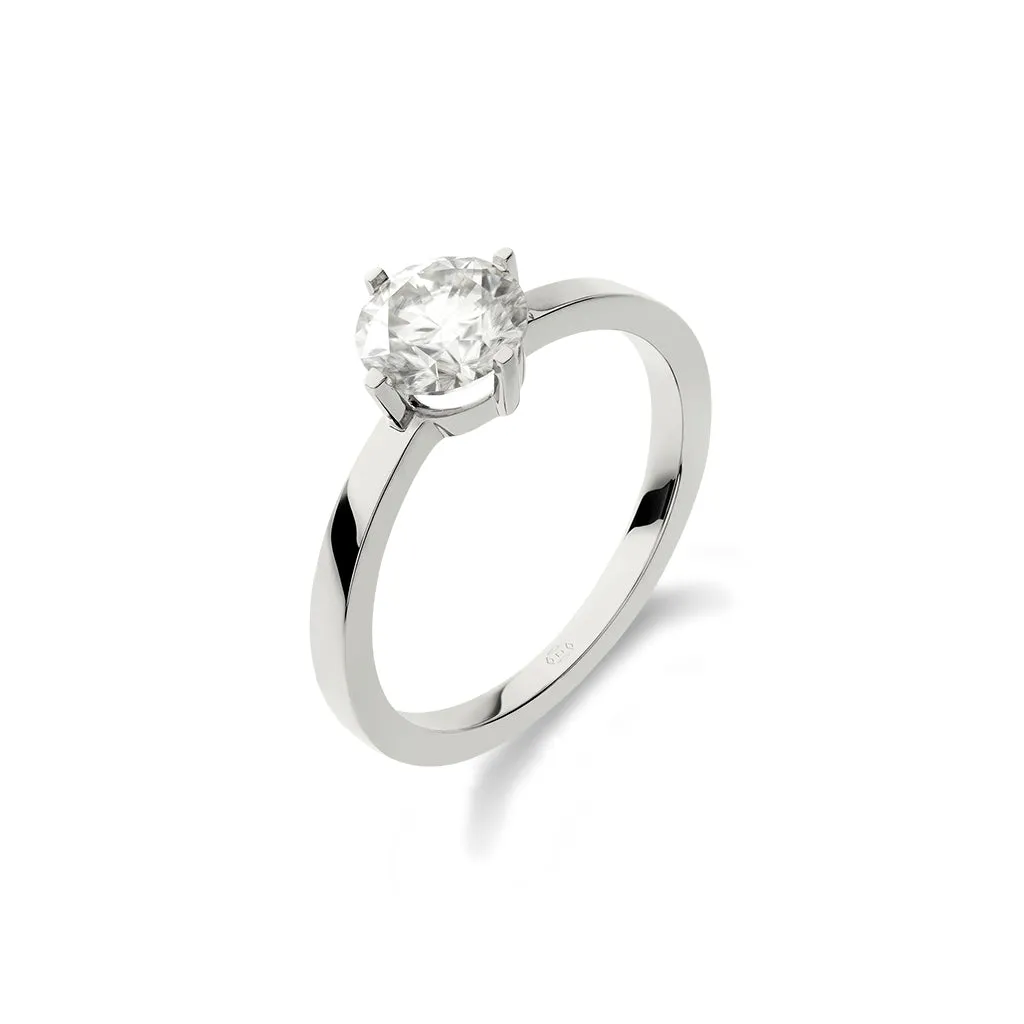 Diamond2 Solitaire Claw Set Ring