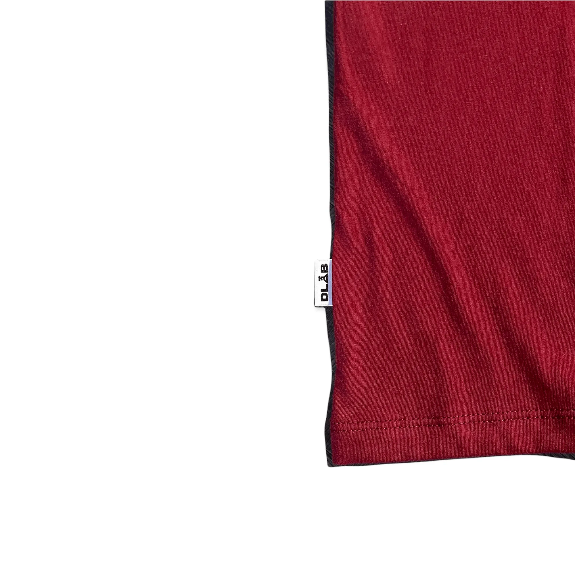 Dlab Essentials Burgundy/Verde Monte Logo Tee