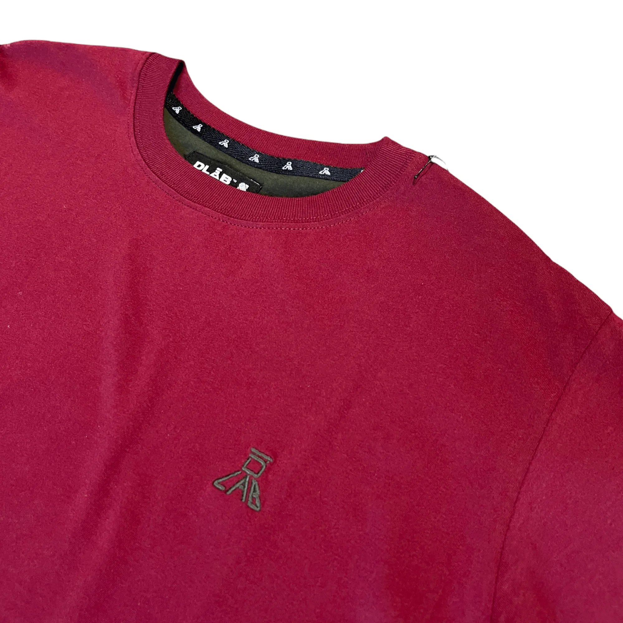 Dlab Essentials Burgundy/Verde Monte Logo Tee