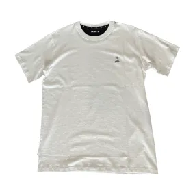 Dlab Essentials White/Navy Logo Tee