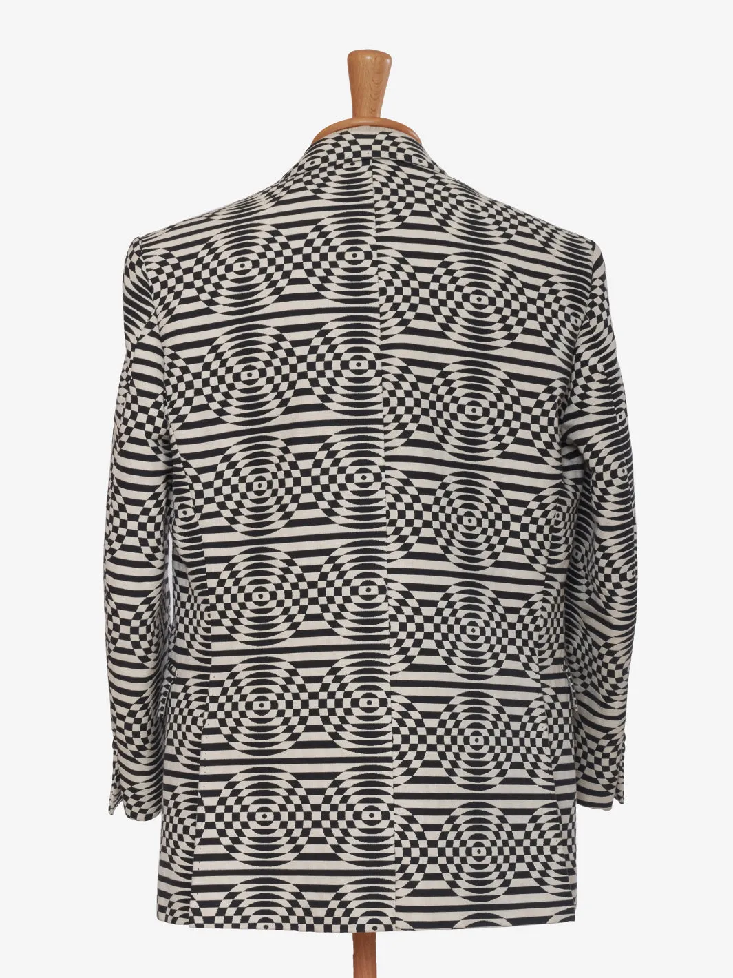 F.lli Bussolaro Geometric patterned single-breasted blazer