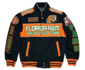 Florida A&M University Racing Jacket Florida A&M Rattlers