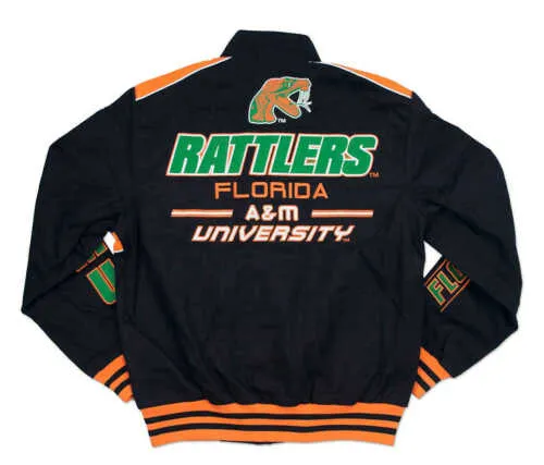 Florida A&M University Racing Jacket Florida A&M Rattlers