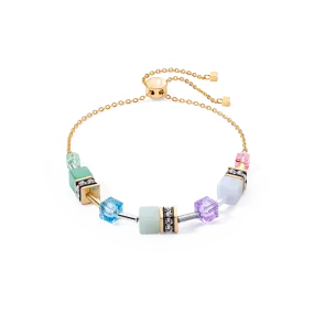 GeoCUBE® Iconic Nature Chain bracelet pastel