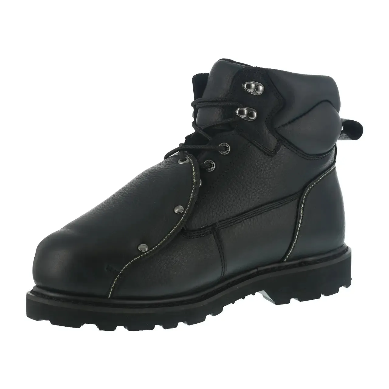 Groundbreaker Steel-Toe Ext Metguard 6 Inch Work Boot Black