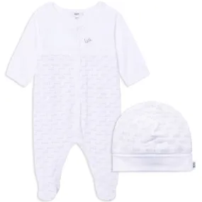 Hugo Boss Baby Pajama and Hat Set J98329