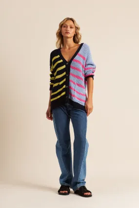 John & Jenn Raz Cardigan | Coastal Stripe