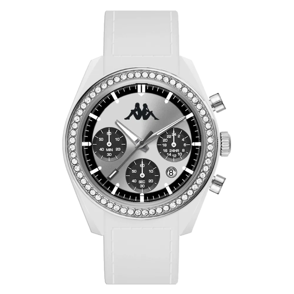 Kappa Rush Gems 36mm Bianco