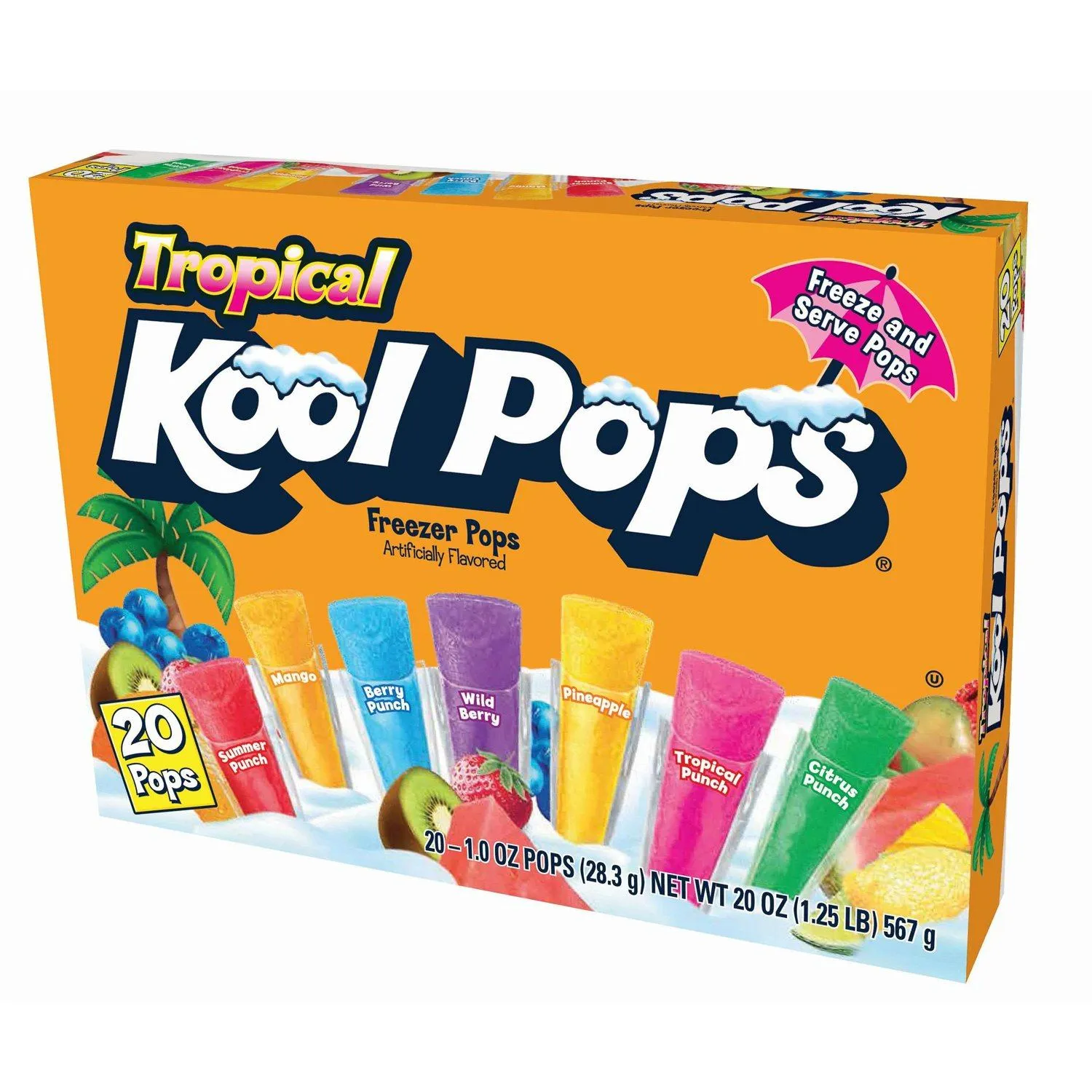 Kool Pops Assorted Freezer Pops