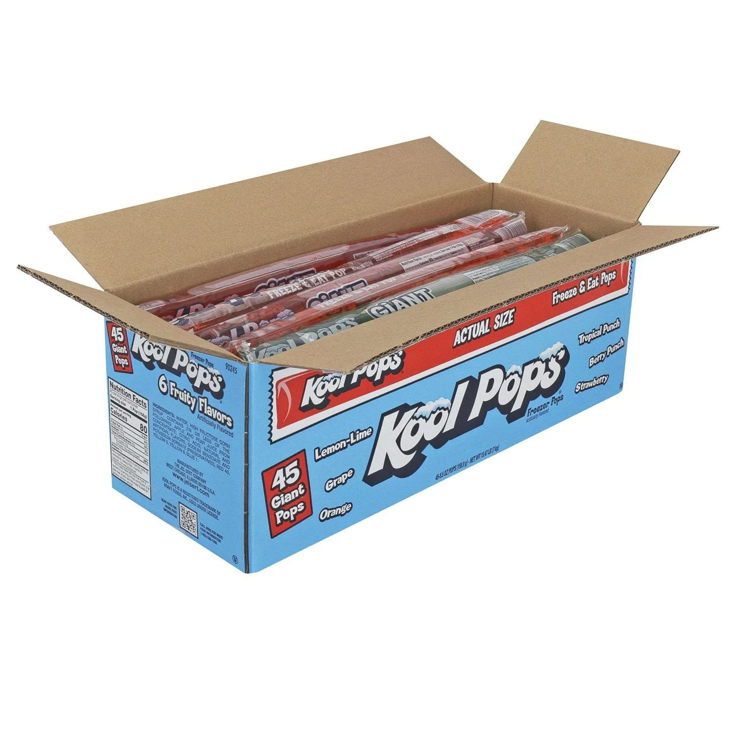 Kool Pops Assorted Freezer Pops