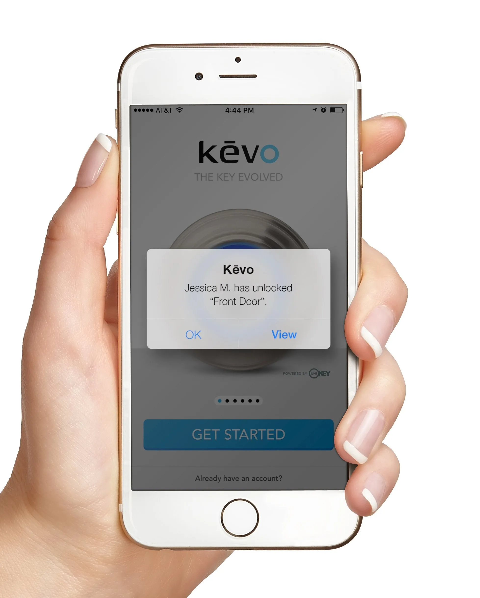 Kwikset Kevo (1st Gen) Touch-to-Open Bluetooth Smart Lock in Satin Nickel