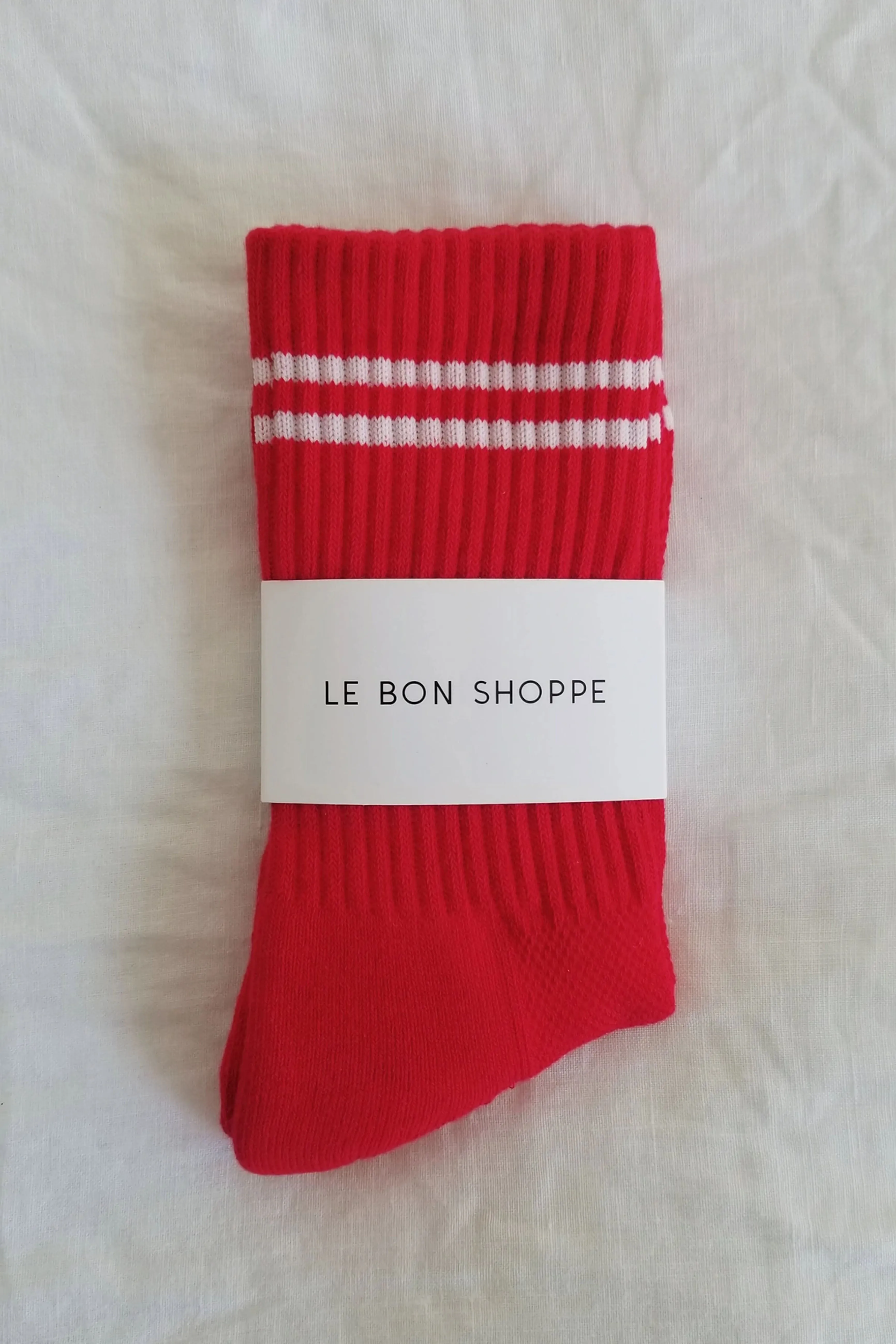 Le Bon Shoppe Boyfriend Red Socks