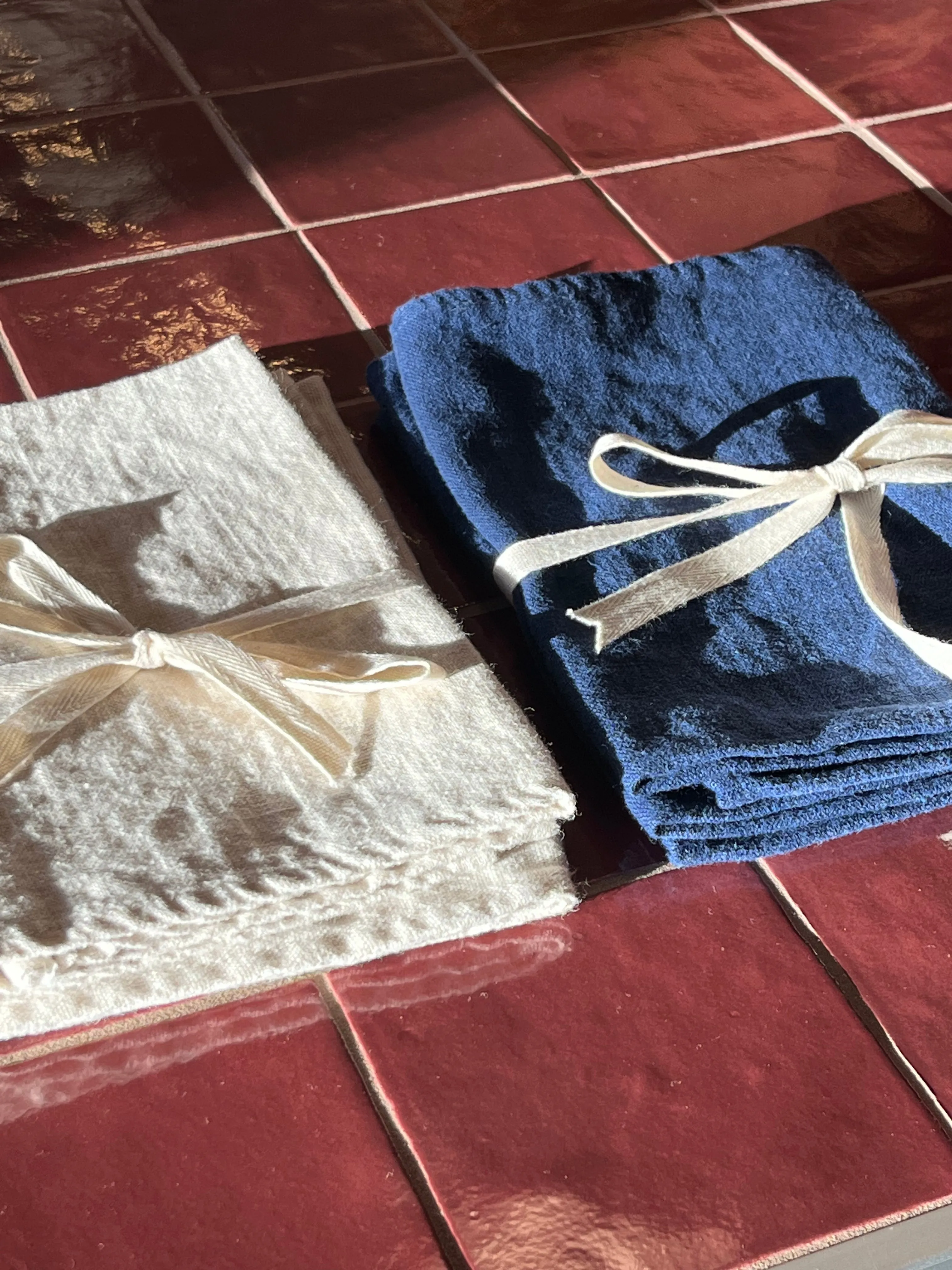 Linen Napkin Sets - Indigo or Dune