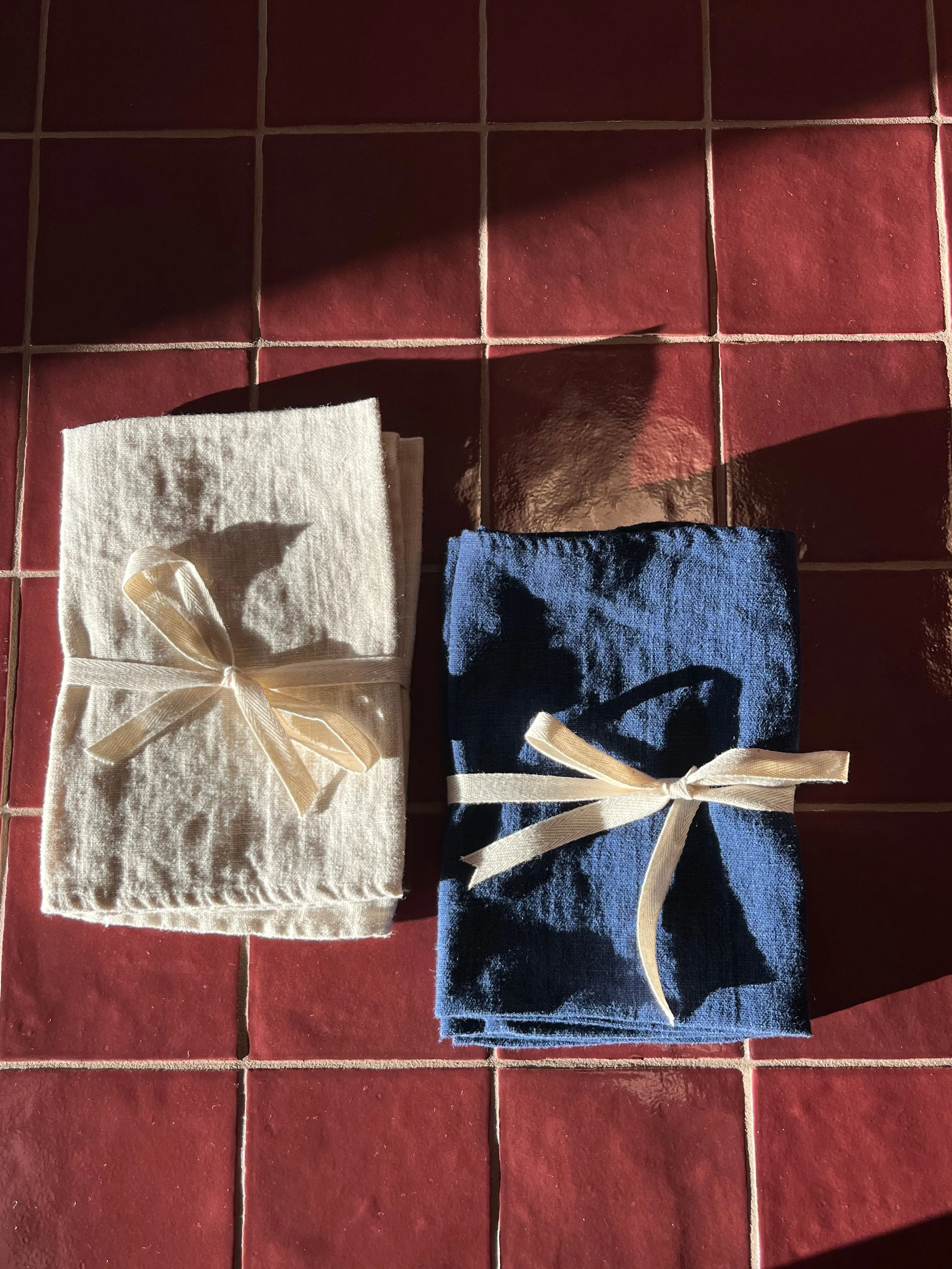 Linen Napkin Sets - Indigo or Dune