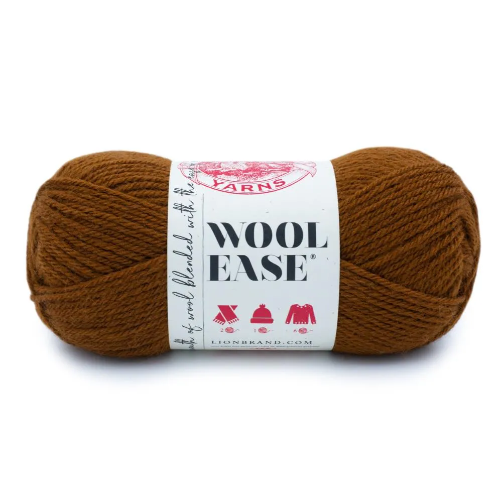 Lion Brand Wool-Ease Yarn - Umber